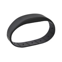 Перезаписываемый RFID браслет T5577 “OFFICE TEMIC” ЧЕРНЫЙ, без застежки
