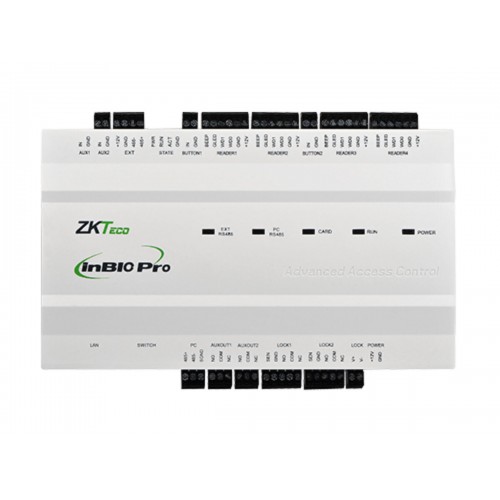 ZKTECO InBio260 Pro, сетевой контроллер на 2 двери с поддержкой биометрии
