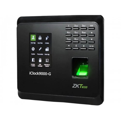 ZKTECO iClock9000-G [EM] Wi-Fi, биометрический терминал учета рабочего времени со сканером отпечатков пальцев и GPRS