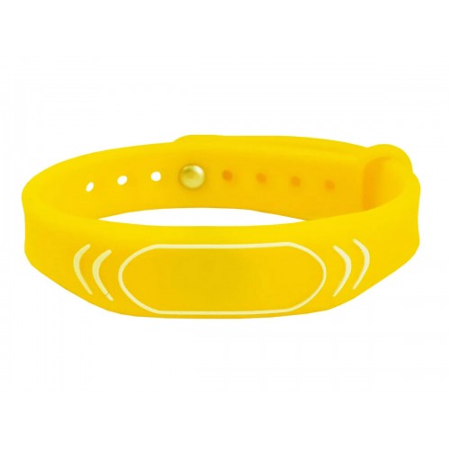 RFID браслет доступа EM-Marine “SPORT” ЖЕЛТЫЙ, с застежкой