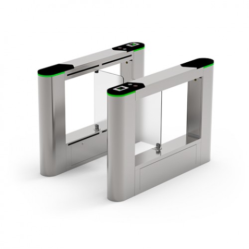 ZKTECO SBTL6011, скоростной турникет с распашными створками, контроллером и считывателями