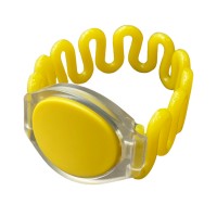 RFID браслет доступа EM-Marine пружинный “SP-EM” ЖЕЛТЫЙ