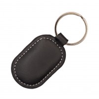 Перезаписываемый кожаный RFID брелок T5577 (CLASSIC) черный