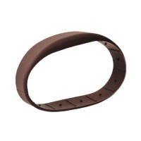 Силиконовый RFID браслет EM-Marine “OFFICE” КОРИЧНЕВЫЙ, без застежки