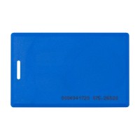 Бесконтактная цветная карта EM-Marine CLAMSHELL (BLUE) с номером, синего цвета